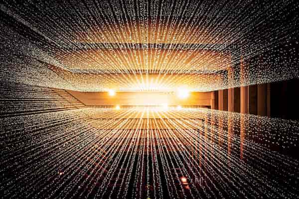 amber gradient background